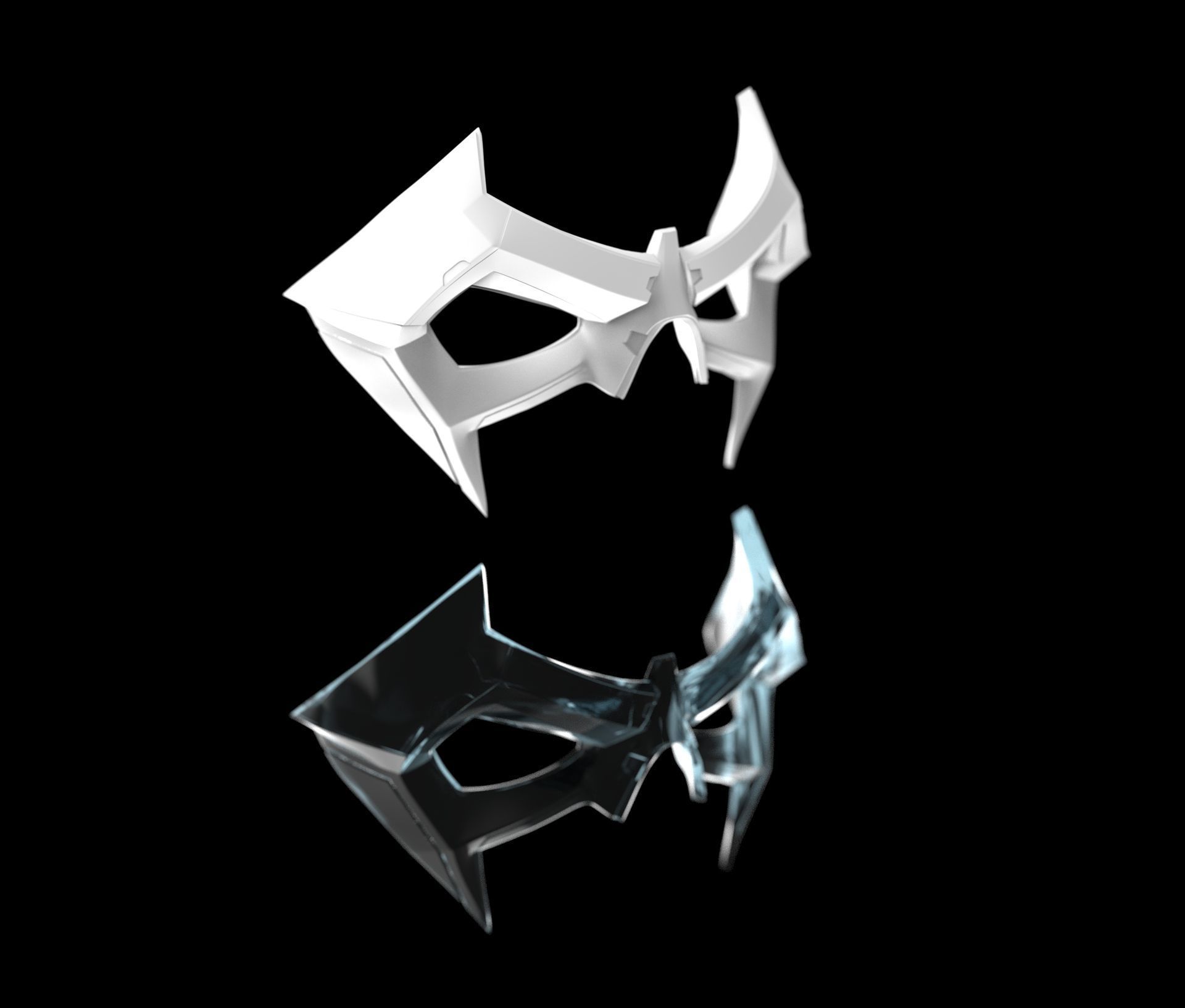 Gotham Knights Nightwing Cosplay Mask  3D print model_2