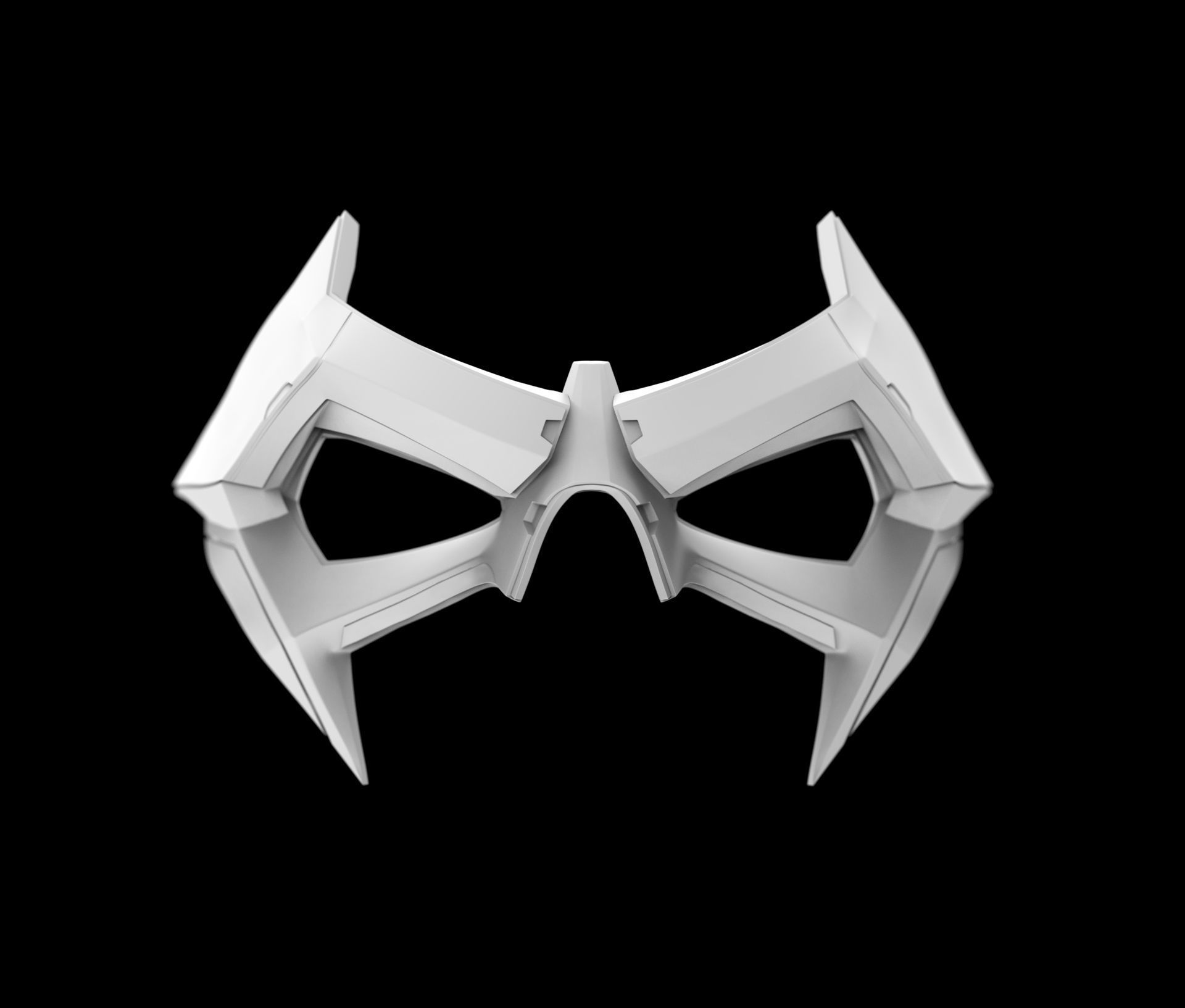 Gotham Knights Nightwing Cosplay Mask  3D print model_7