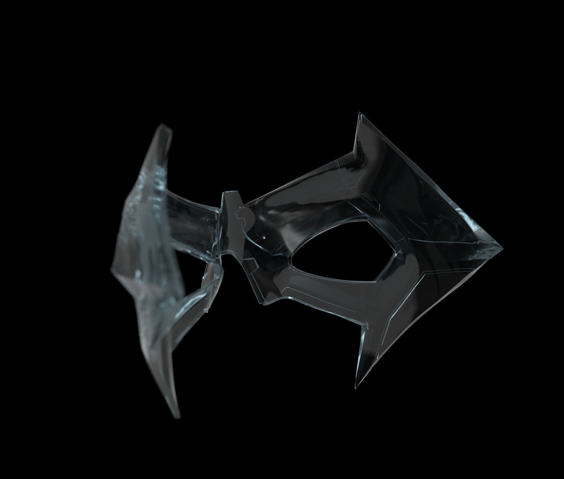 Gotham Knights Nightwing Cosplay Mask  3D print model_6