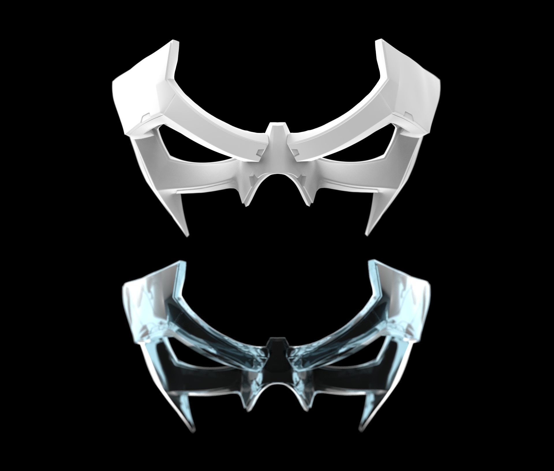 Gotham Knights Nightwing Cosplay Mask  3D print model_3