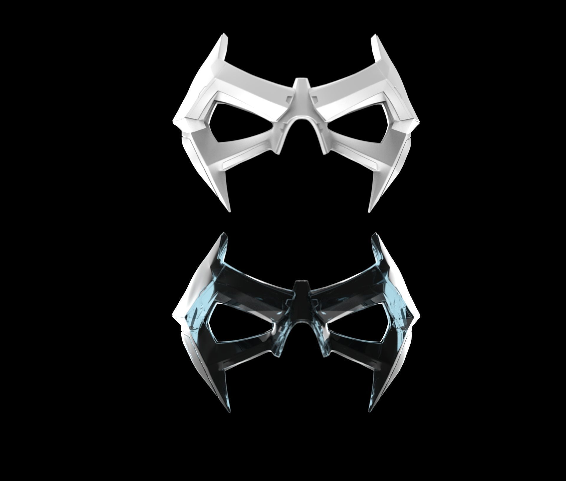 Gotham Knights Nightwing Cosplay Mask  3D print model_1
