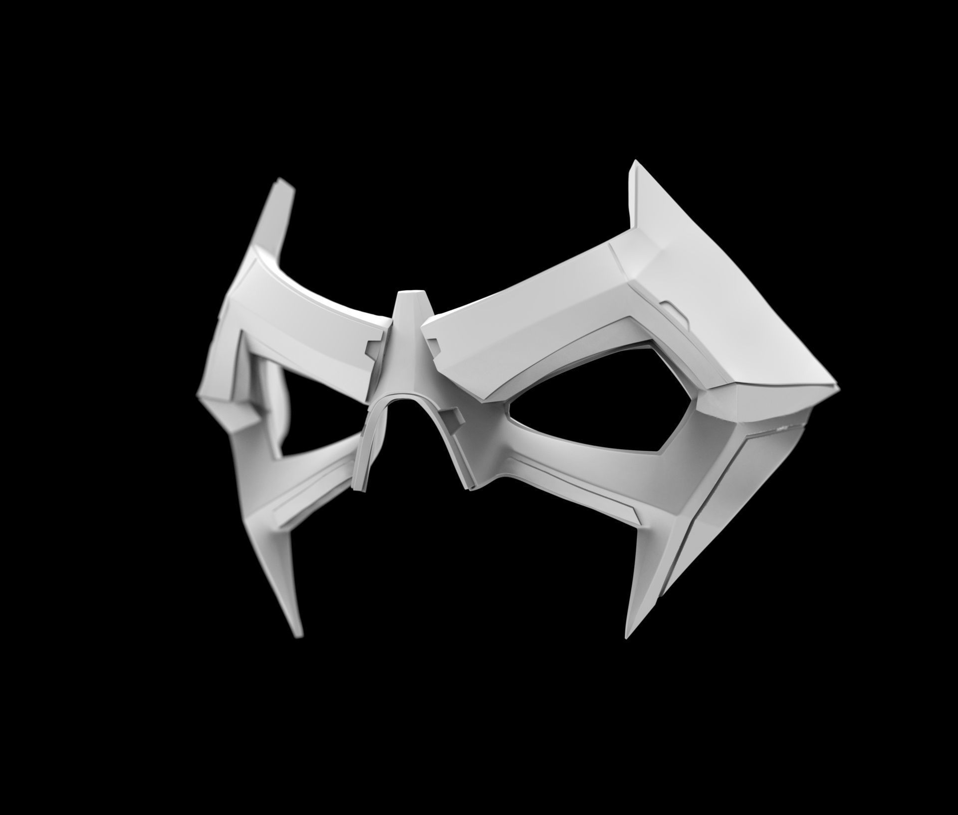 Gotham Knights Nightwing Cosplay Mask  3D print model_9