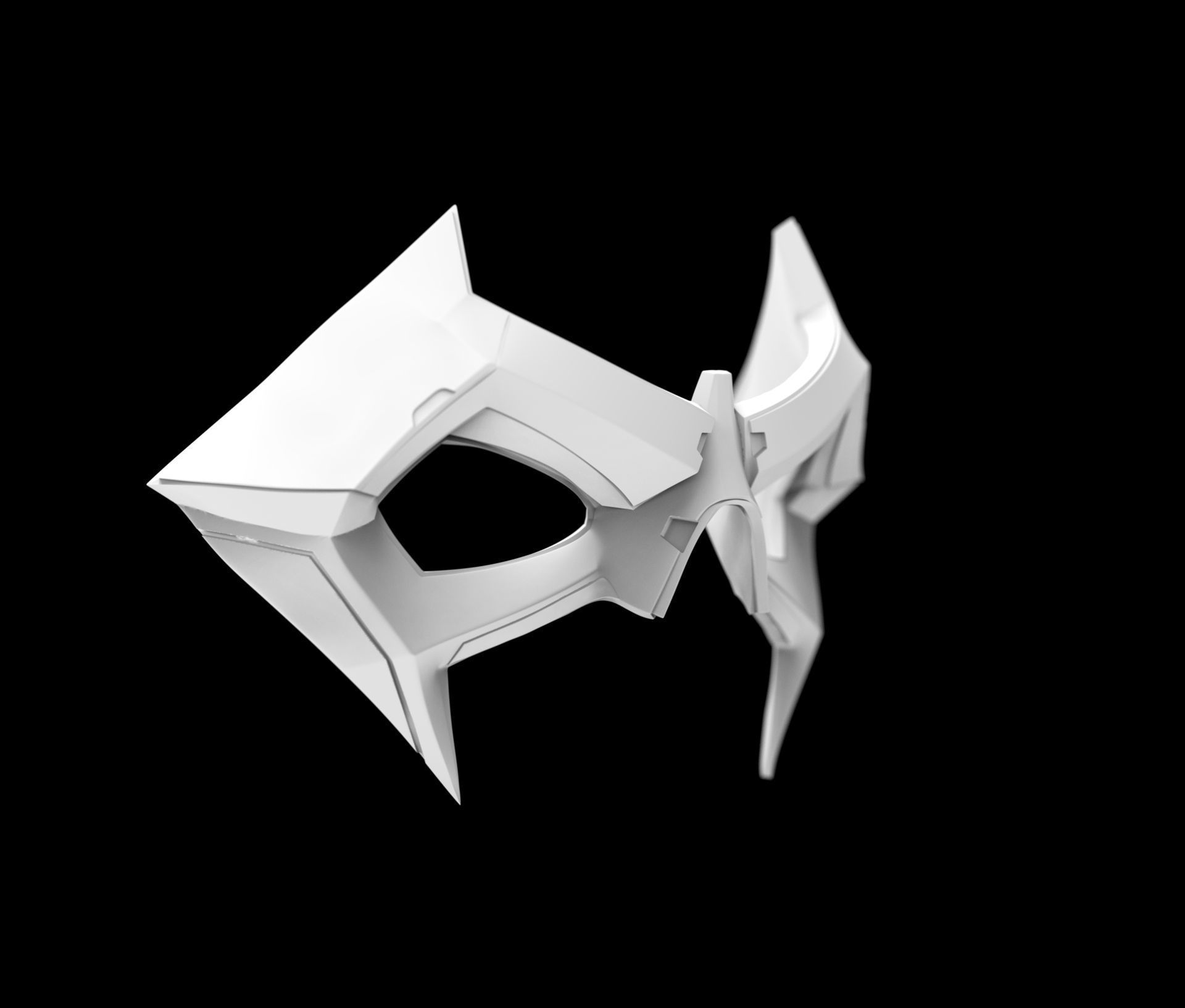 Gotham Knights Nightwing Cosplay Mask  3D print model_8