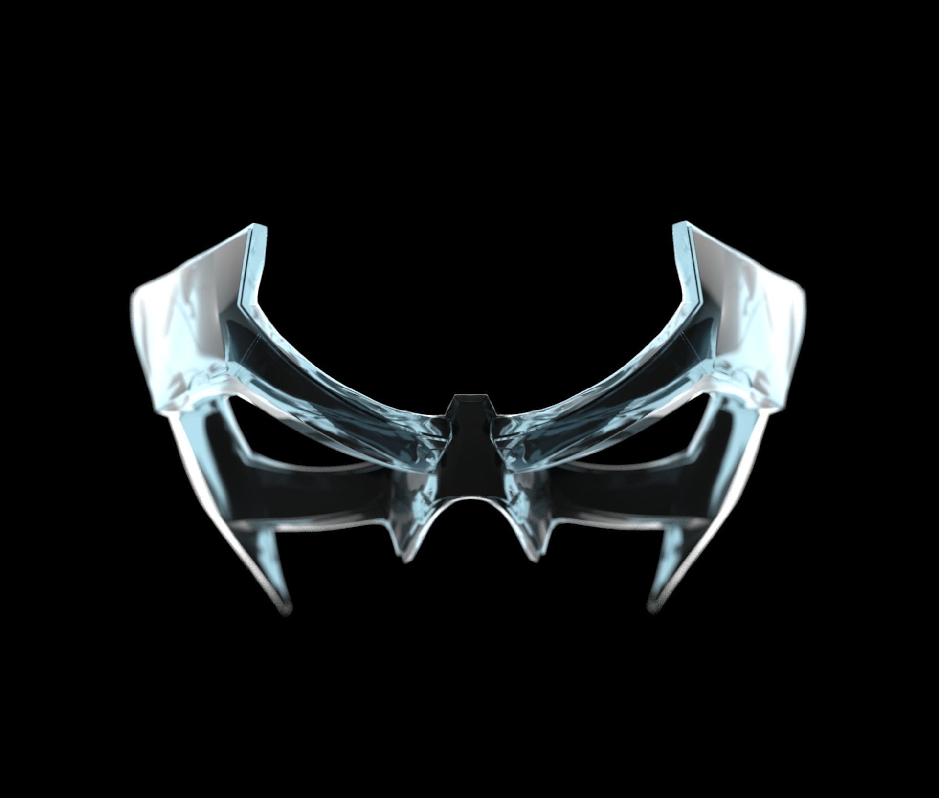 Gotham Knights Nightwing Cosplay Mask  3D print model_4
