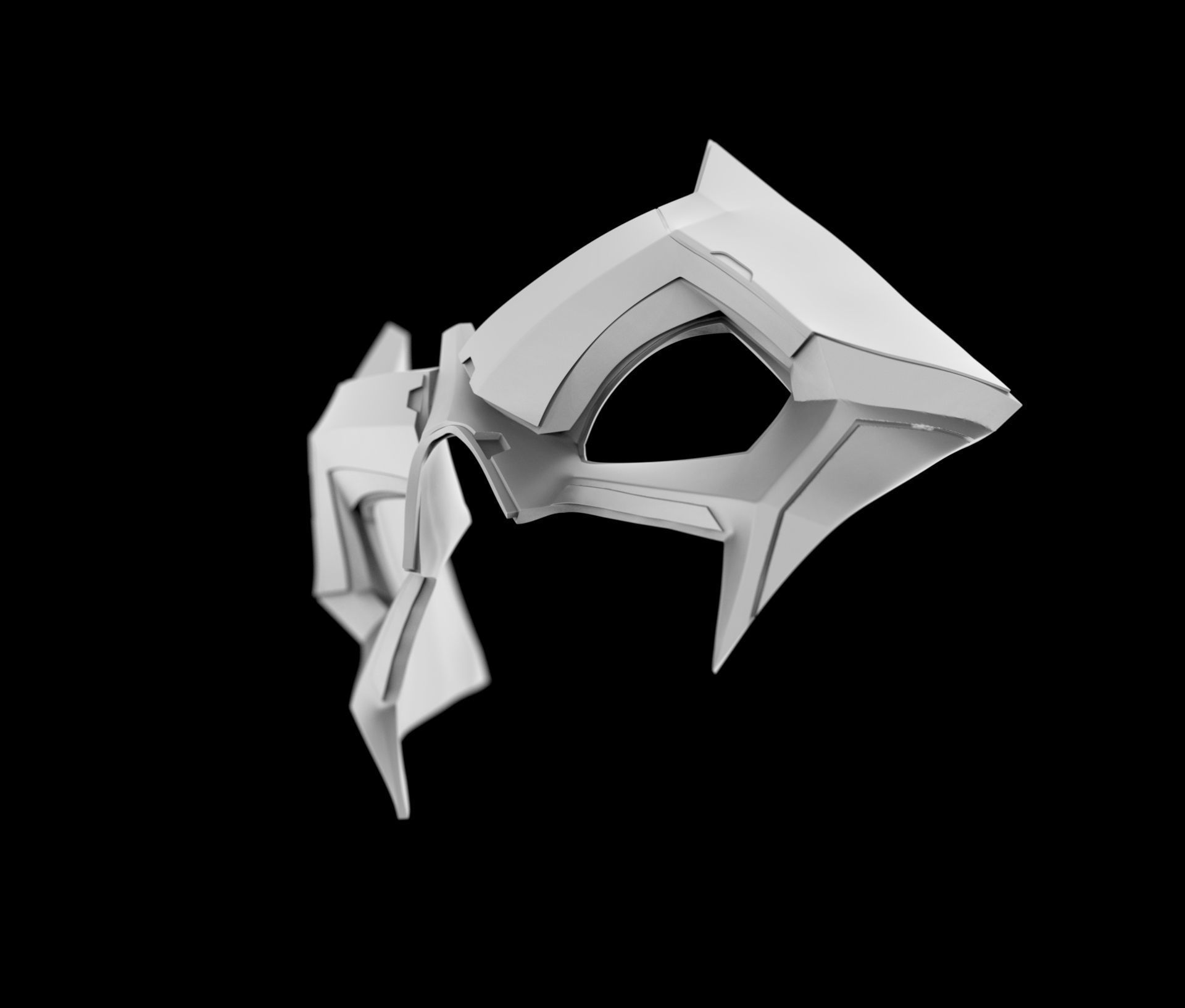 Gotham Knights Nightwing Cosplay Mask  3D print model_10