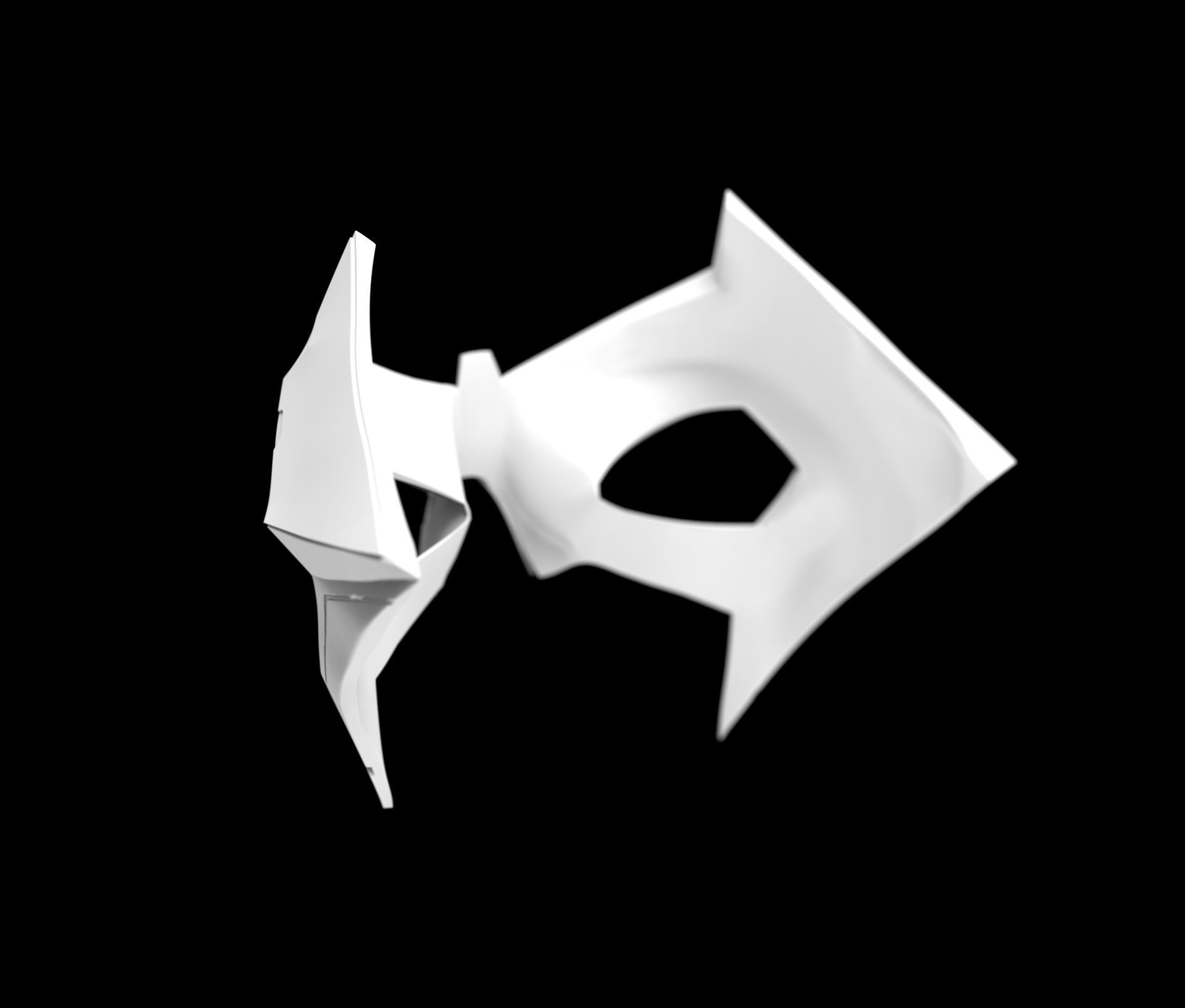 Gotham Knights Nightwing Cosplay Mask  3D print model_11