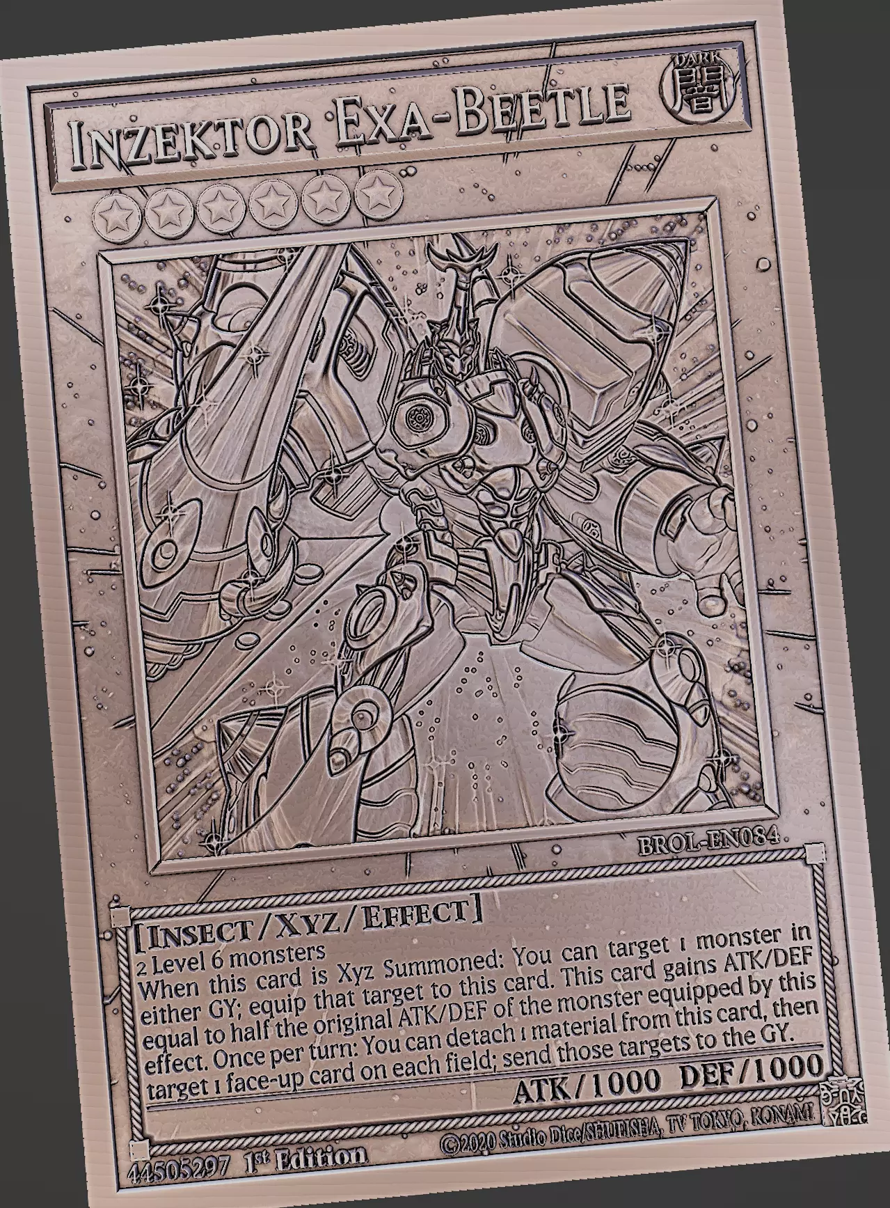 Inzektor Exa-Beetle - yu-gi-oh Free 3D print model