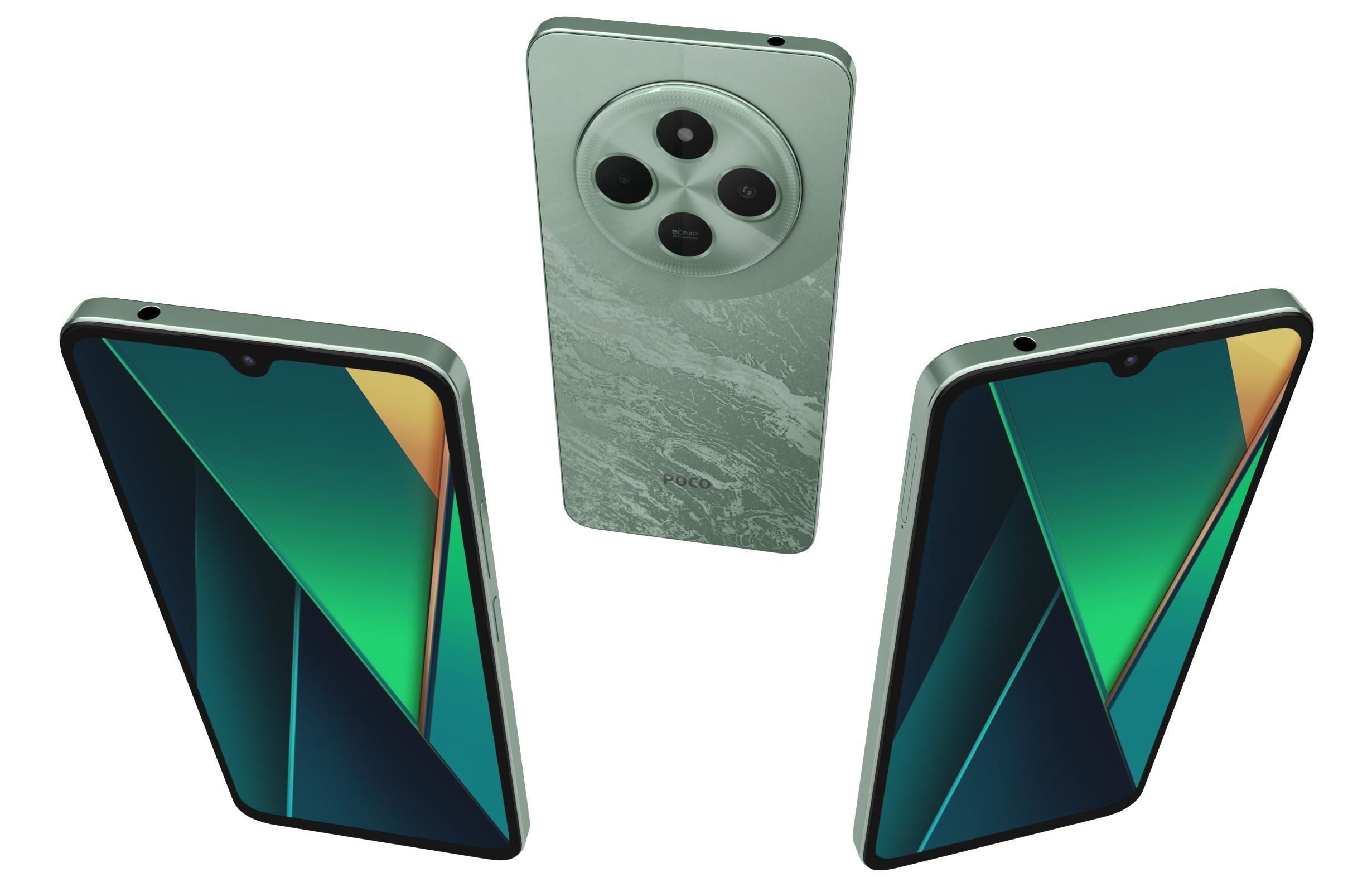 Xiaomi Poco C75 and Oppo Find X8 3D Model Collection_61