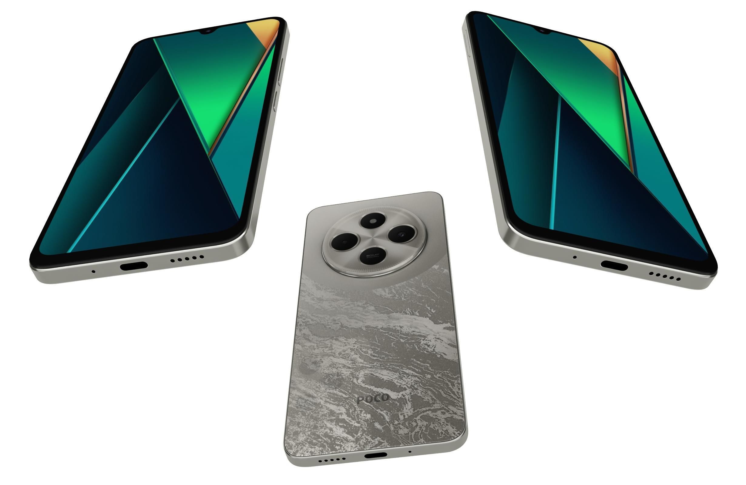 Xiaomi Poco C75 and Oppo Find X8 3D Model Collection_39