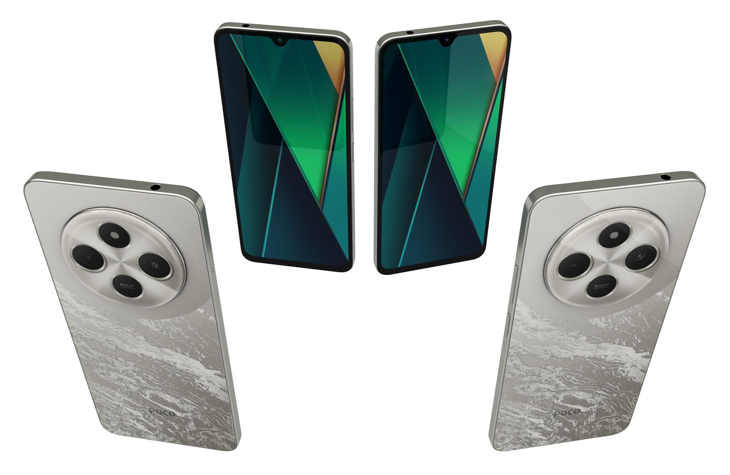 Xiaomi Poco C75 and Oppo Find X8 3D Model Collection_79