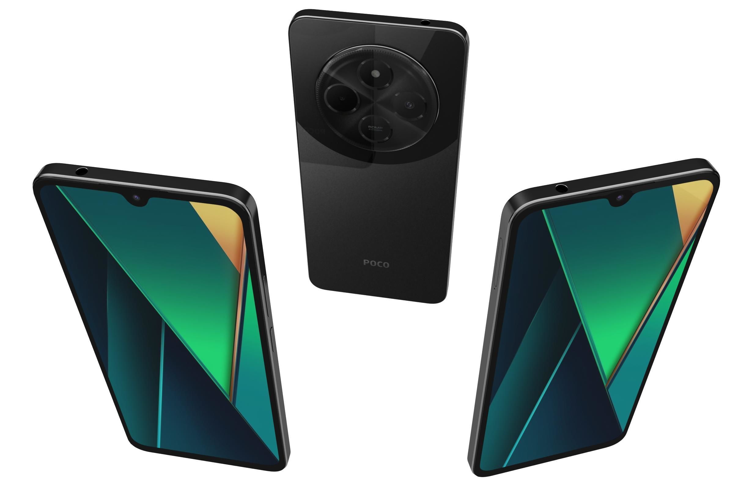 Xiaomi Poco C75 and Oppo Find X8 3D Model Collection_42
