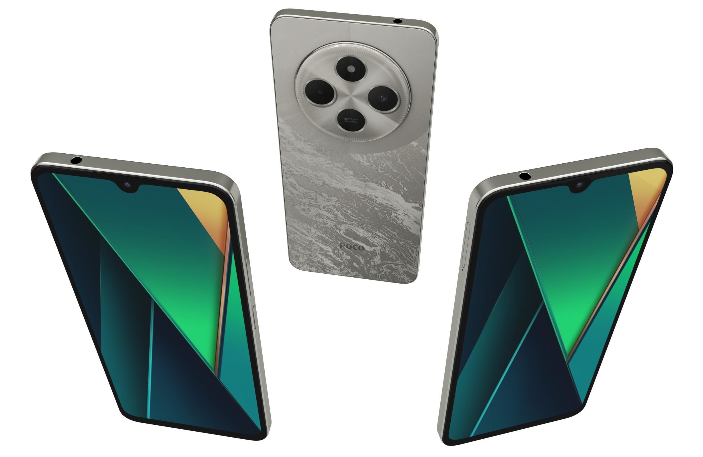 Xiaomi Poco C75 and Oppo Find X8 3D Model Collection_60