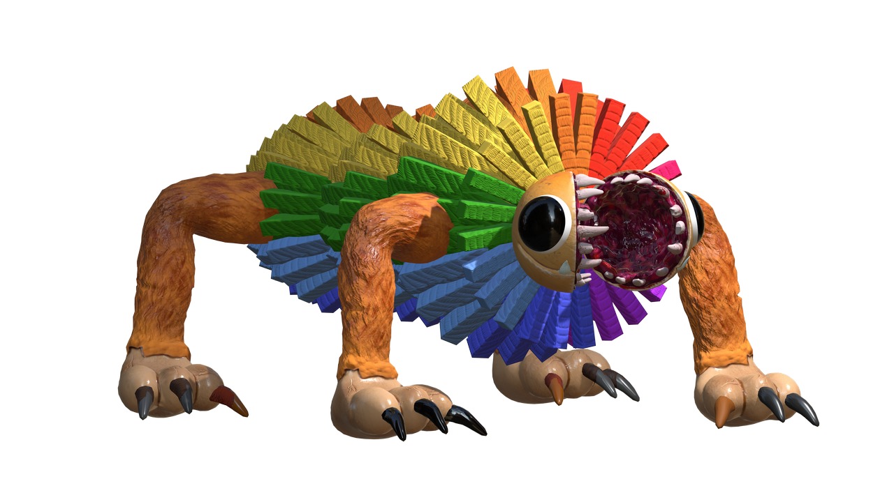 Yarnaby Poppy Playtime 4 Low-poly 3D model_8