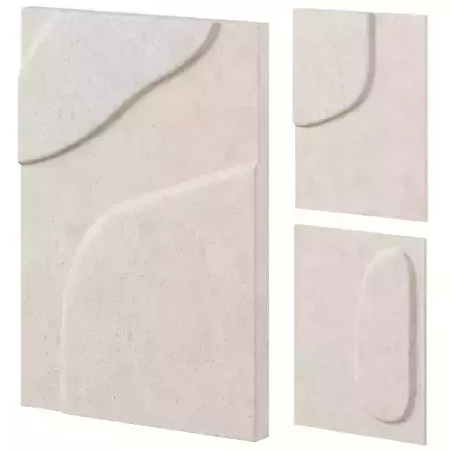 Mirta beige papier mache wall hangings by Kave home