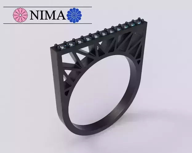 Beautiful and light minimal ring