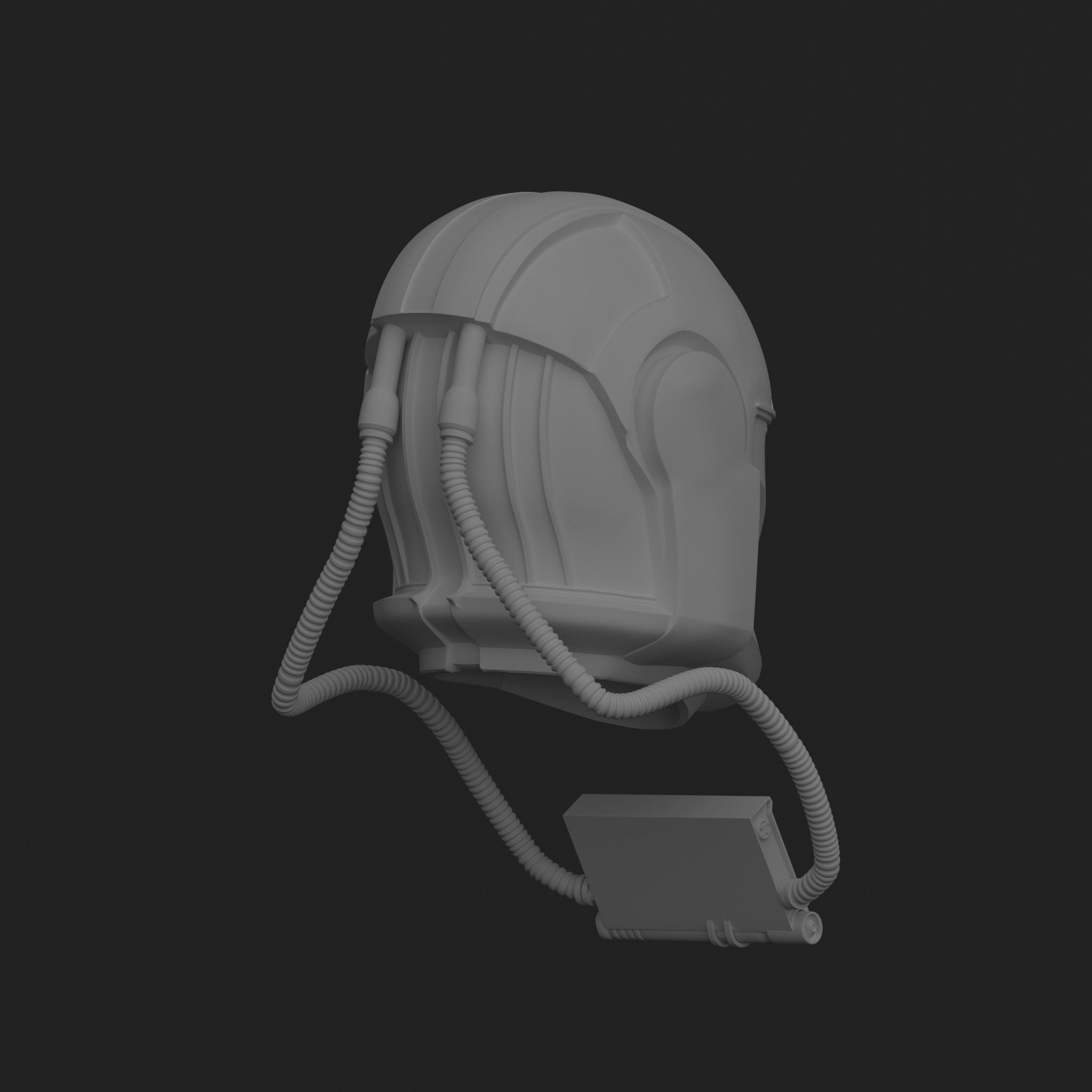 Clone Pilot Phase 1 Helmet - One12 - STL files 3D print model_2