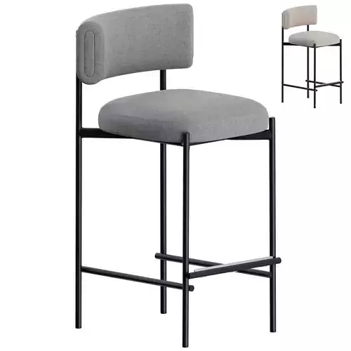 Amelie H65 H75 M TS Stool by MIDJ