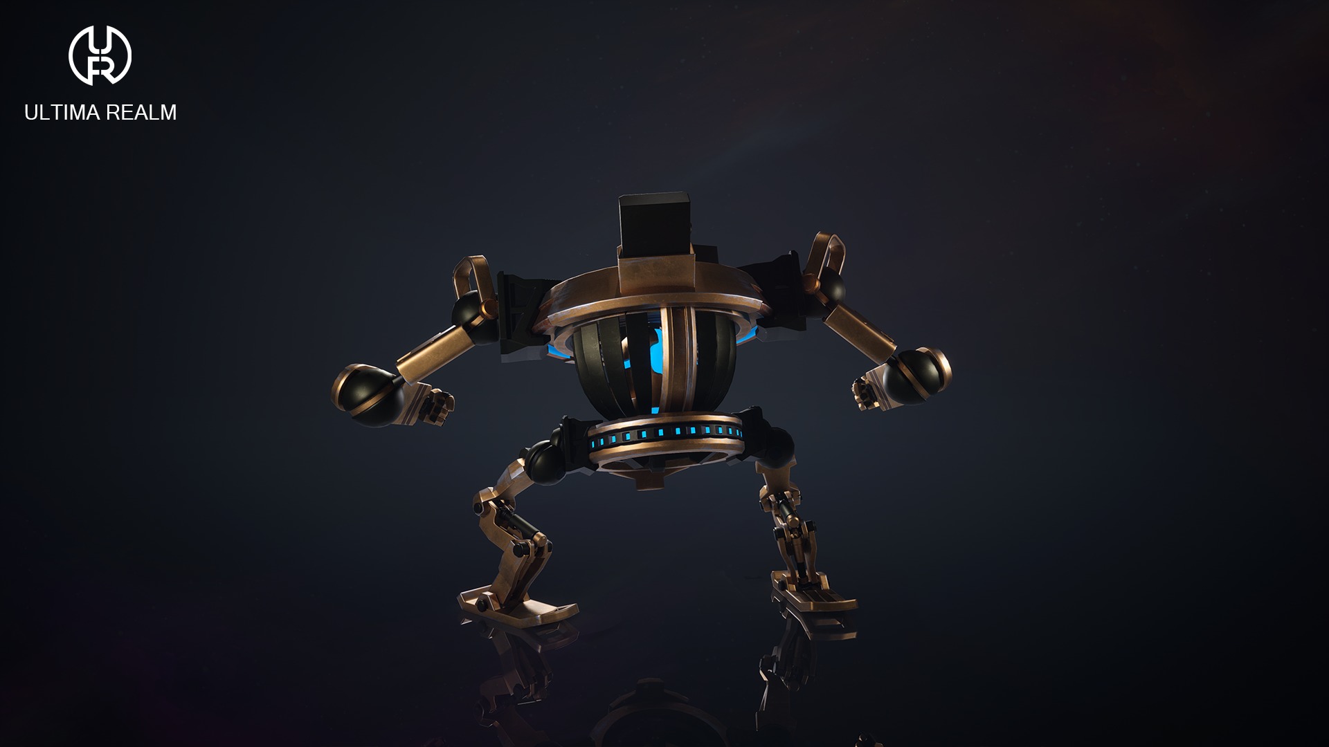 Orbitronix Low-poly 3D model_4