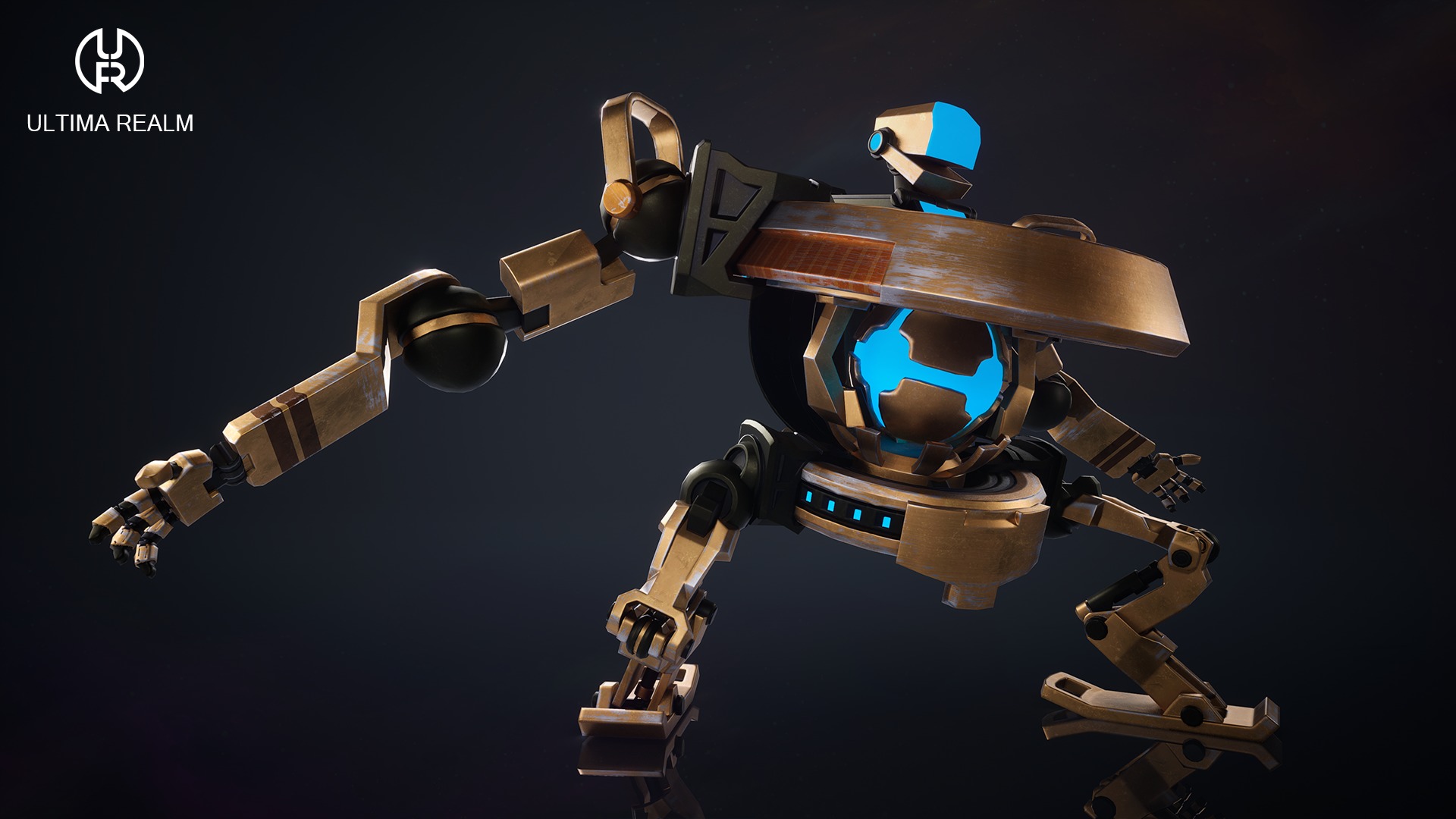 Orbitronix Low-poly 3D model_9