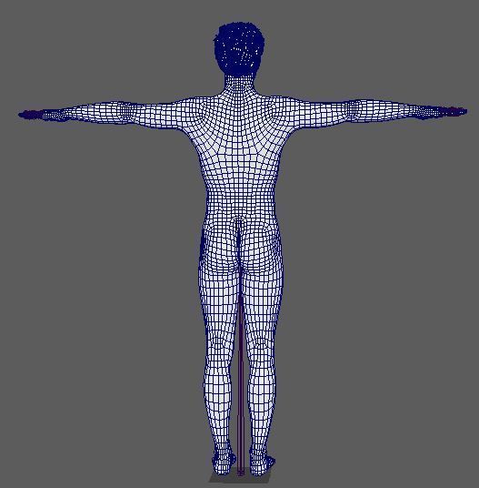 Nicolas Cage Character  Low-poly 3D model_26