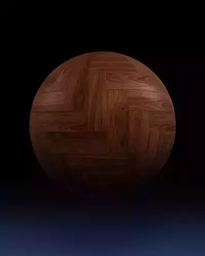 Procedural Walnut Herringbone Texture