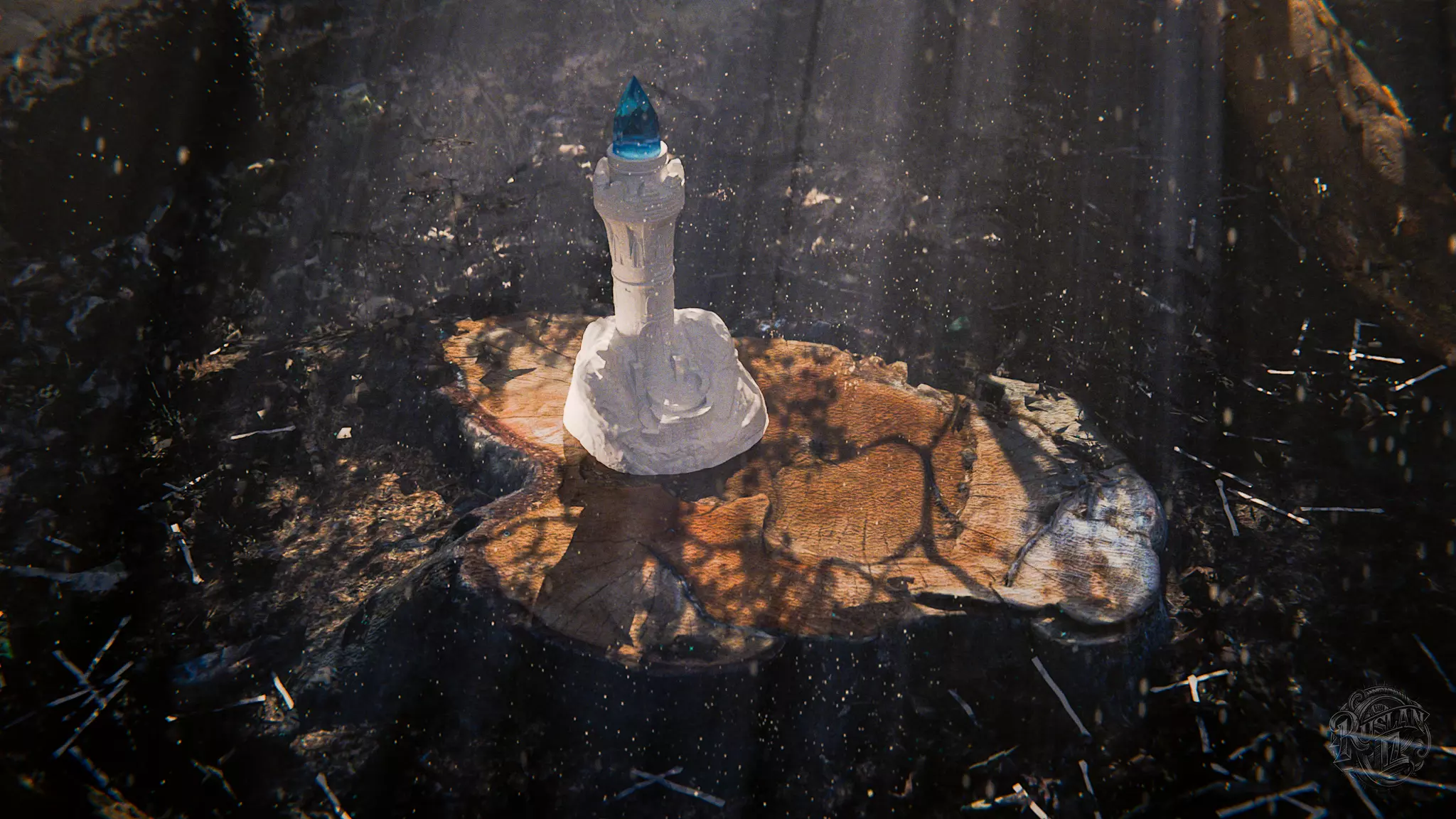 Celestial Citadel 3D print model_0