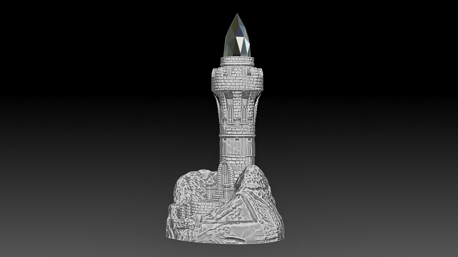 Celestial Citadel 3D print model_3