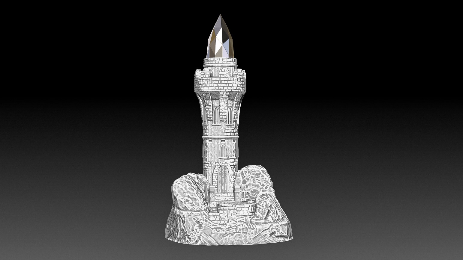 Celestial Citadel 3D print model_1