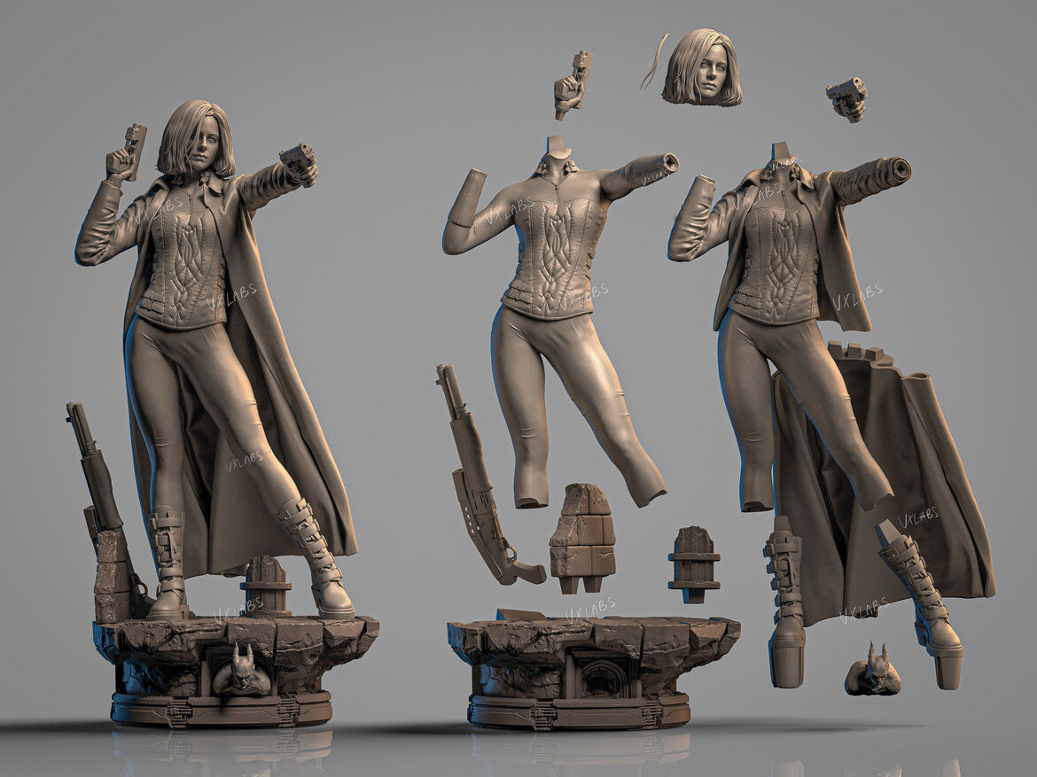 Selene - Underworld 3D print model_2