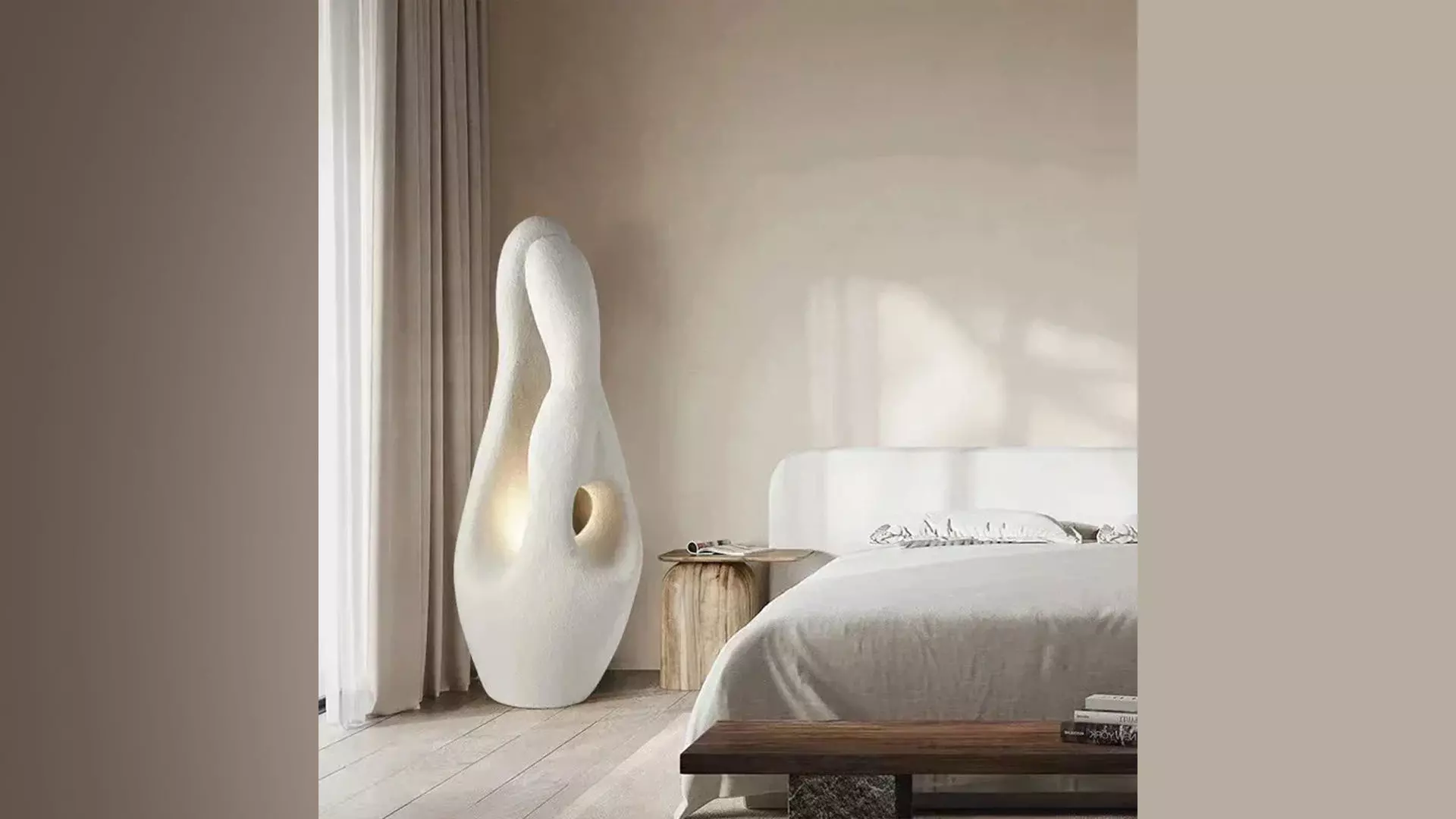 Wabi Sabi style interior decor 3D model