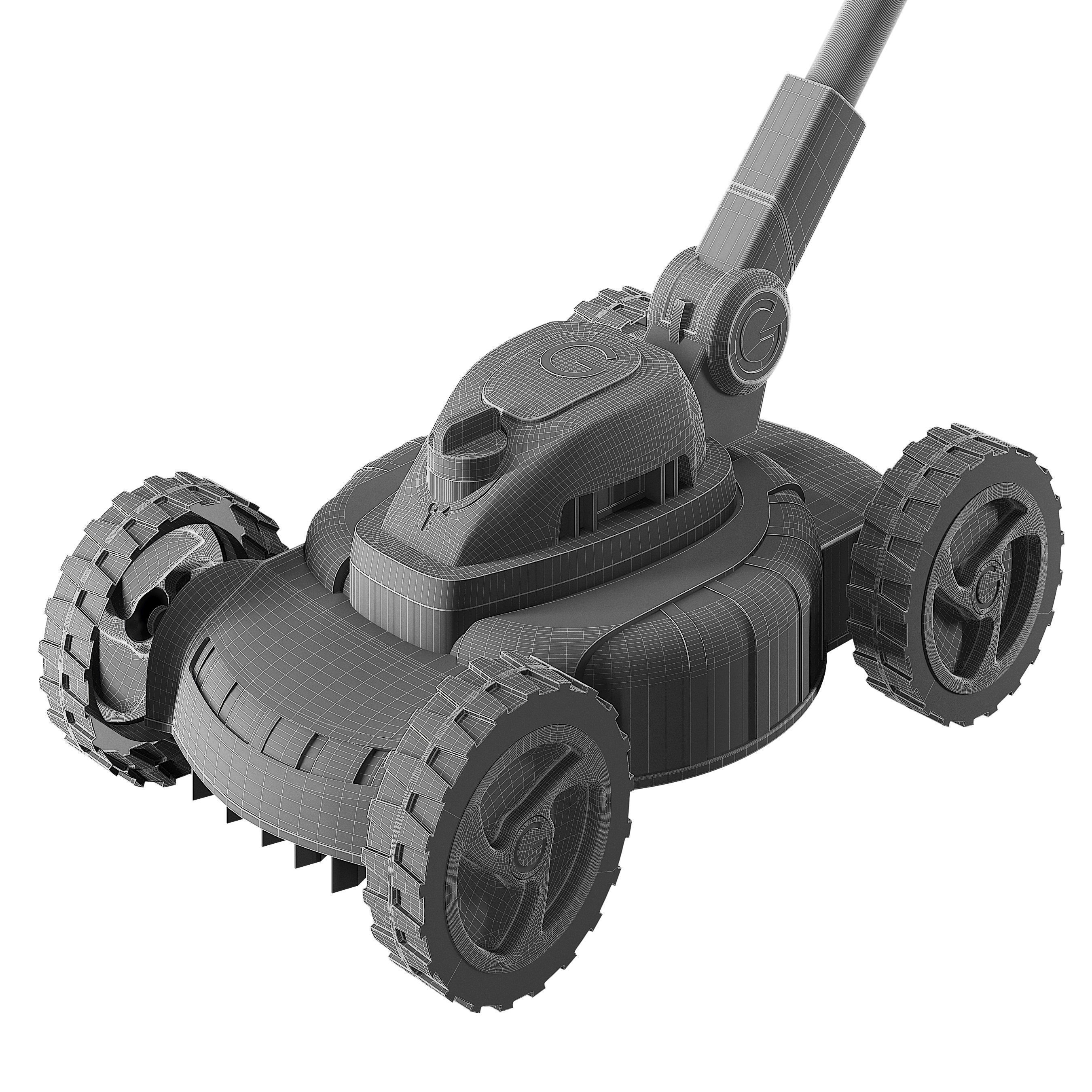 Lawn mower by Gtech 3D model_5