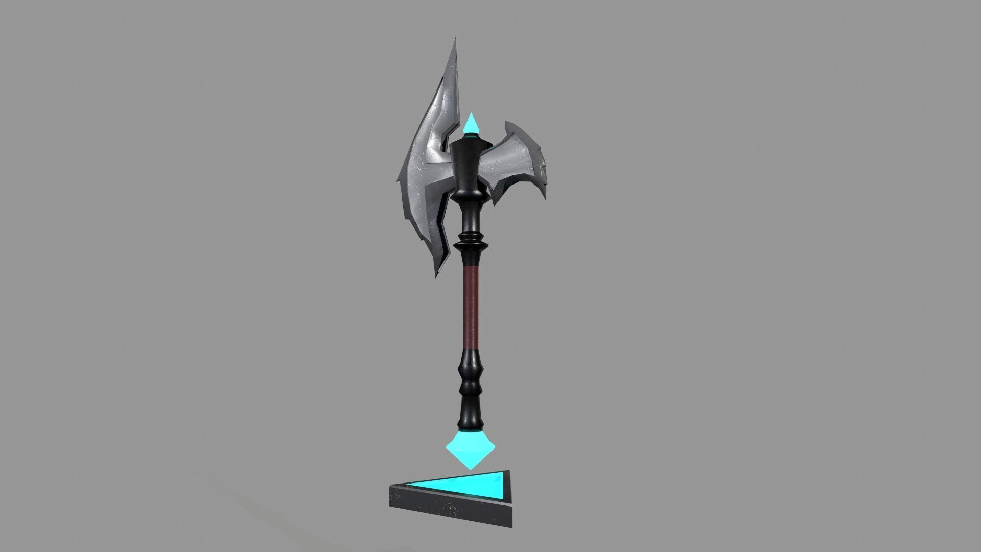 Axe Fantasy Stylized Game  Low-poly 3D model_5