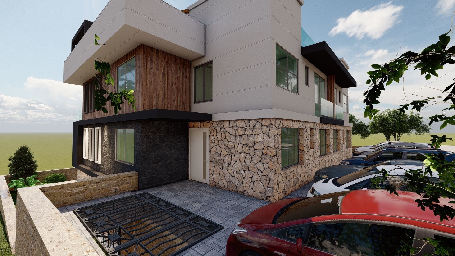 Apartment-3d Model-Sketchup-Lumion 3D model_5