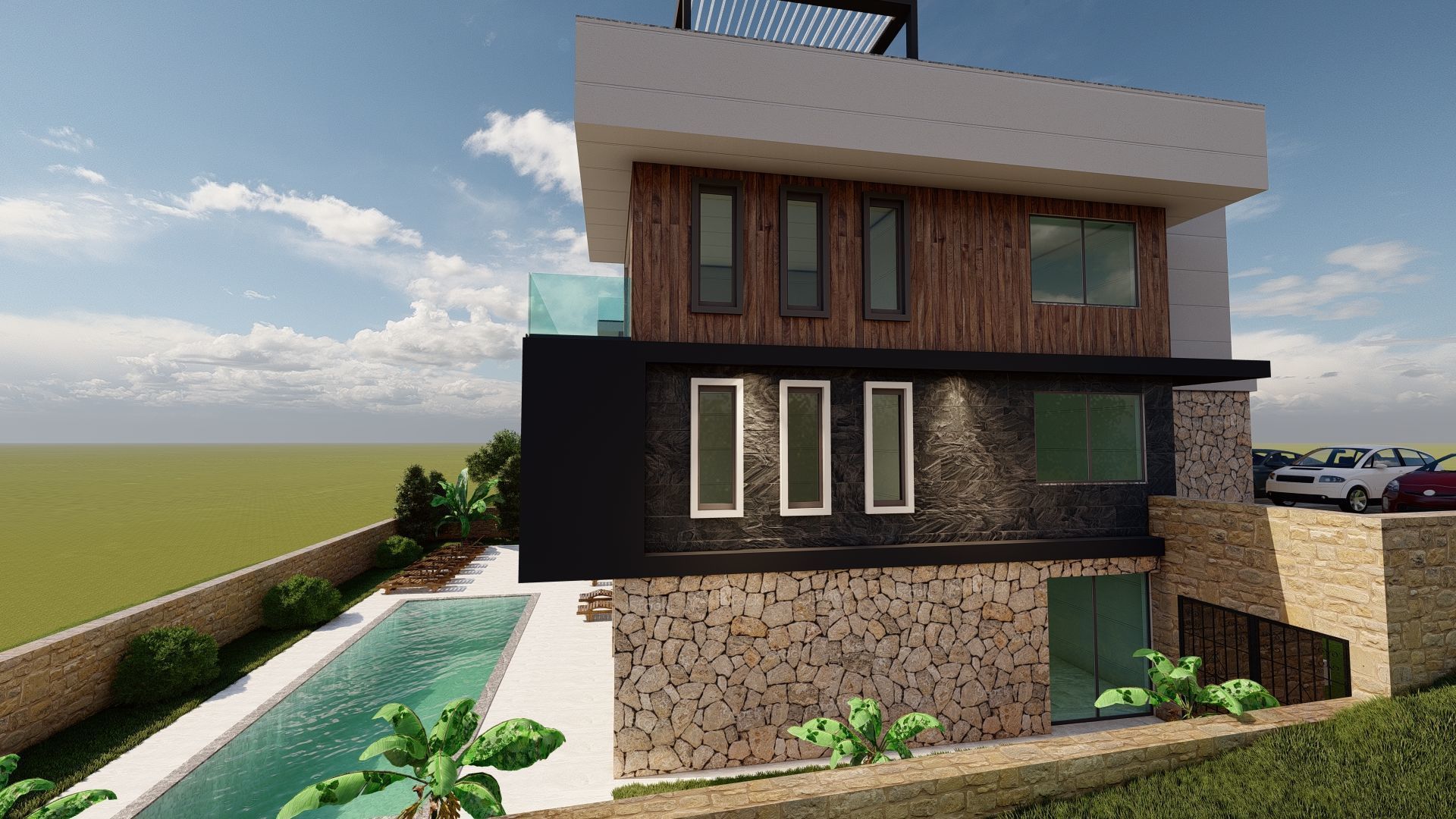 Apartment-3d Model-Sketchup-Lumion 3D model_6