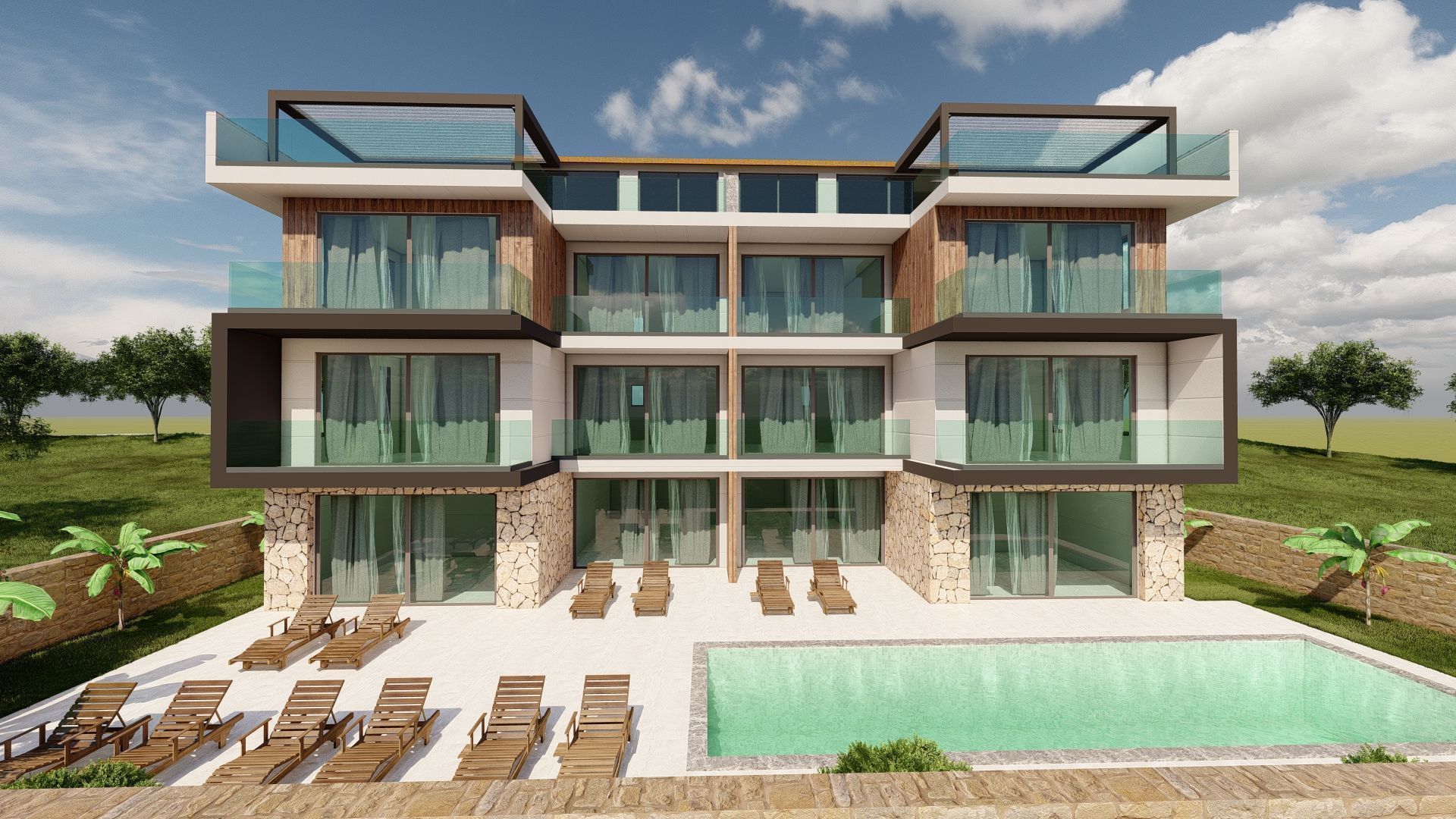 Apartment-3d Model-Sketchup-Lumion 3D model_3