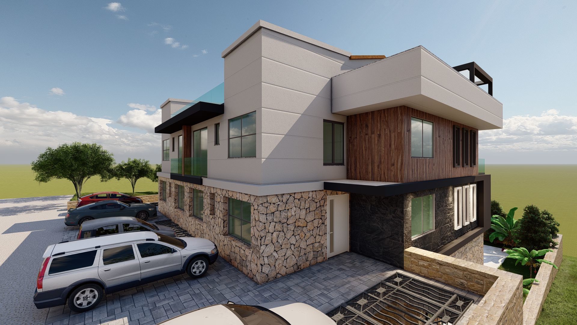 Apartment-3d Model-Sketchup-Lumion 3D model_4