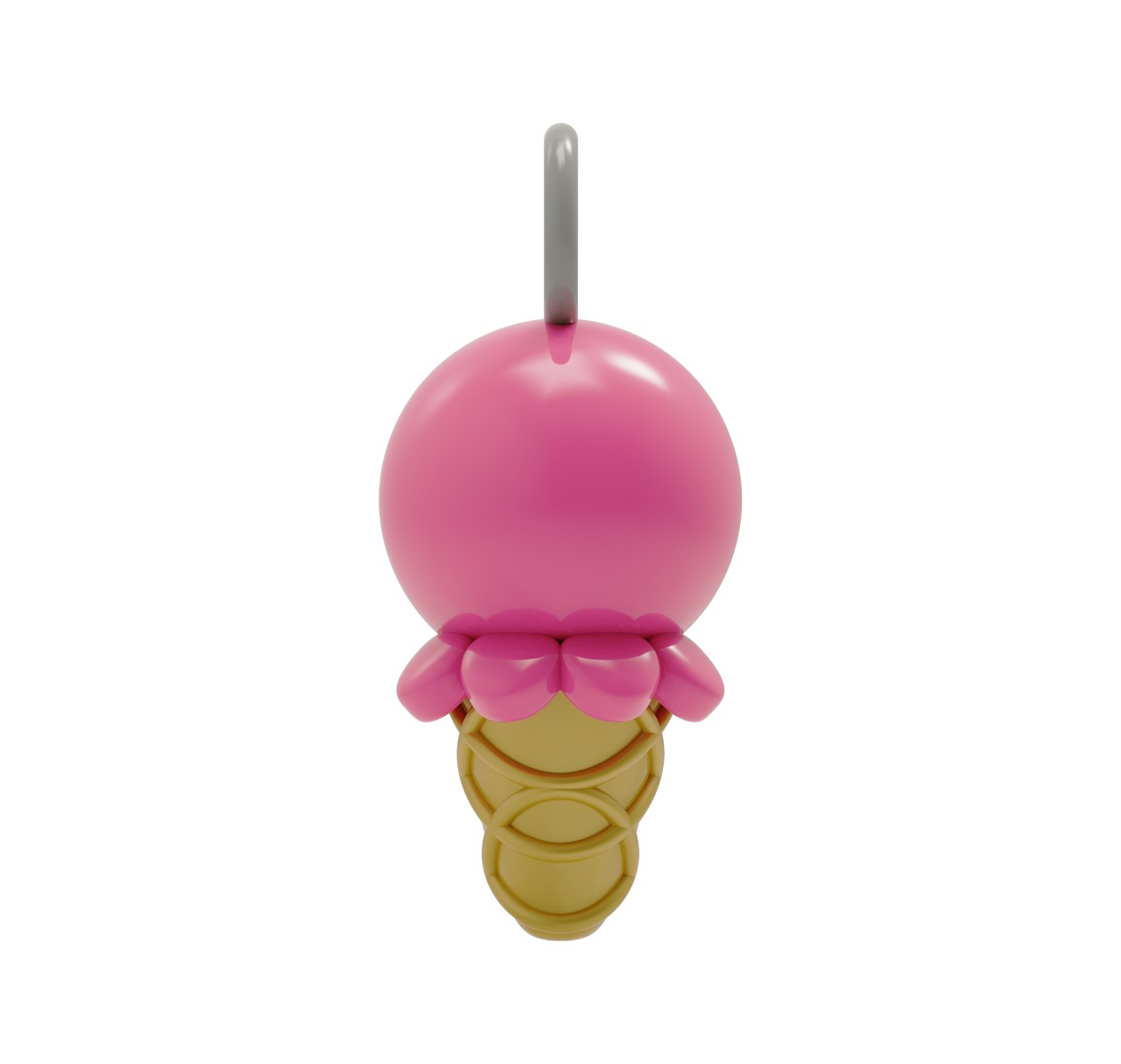 3D Printable Ice cream print model rubber FD0005 3D print model_7