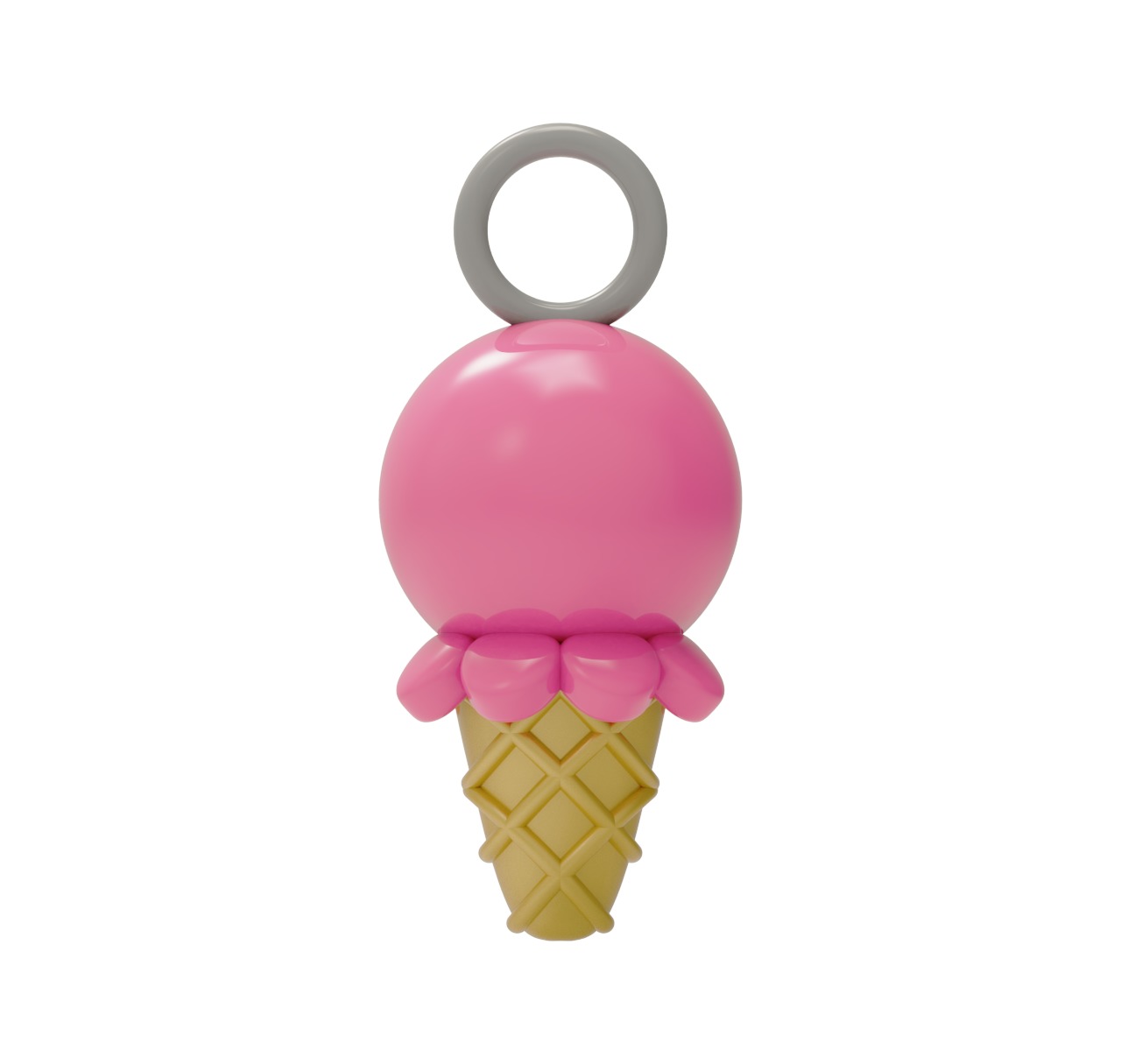 3D Printable Ice cream print model rubber FD0005 3D print model_2