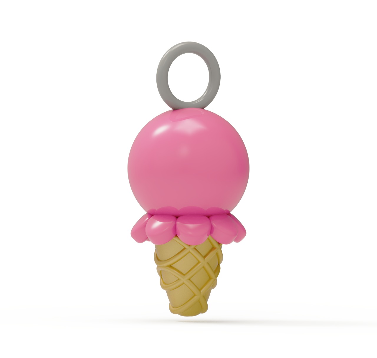 3D Printable Ice cream print model rubber FD0005 3D print model_6