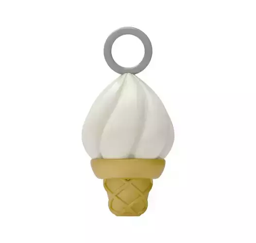 3D Printable Ice cream print model rubber FD0006 3D print model