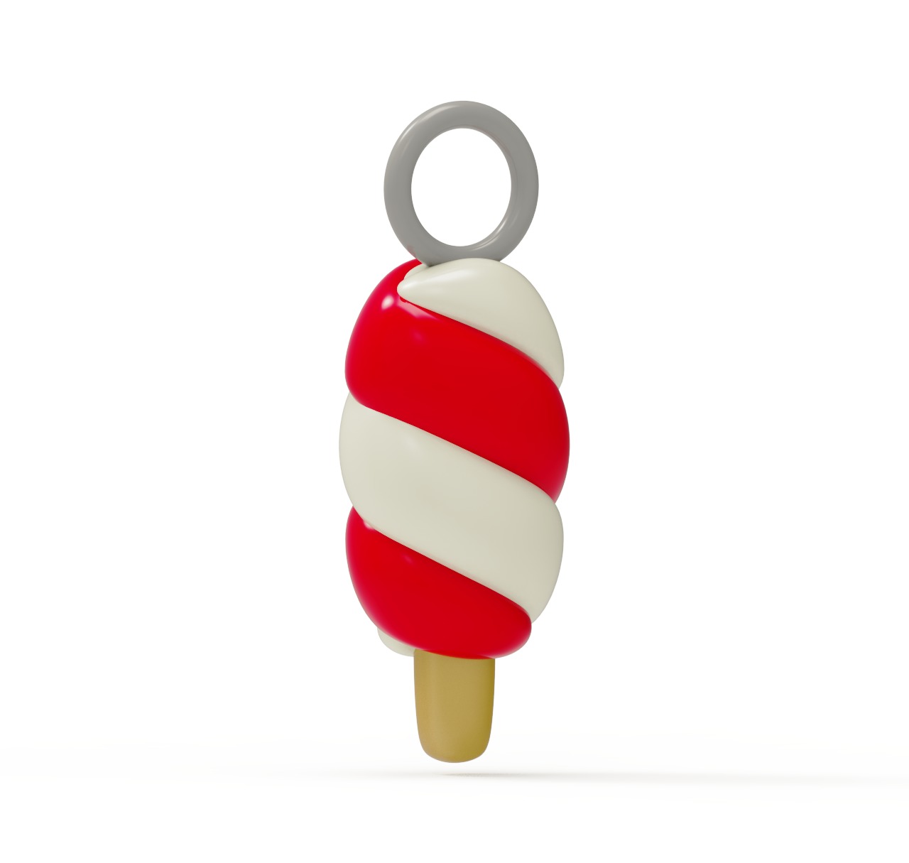 3D Printable Ice cream print model rubber FD0007 3D print model_7