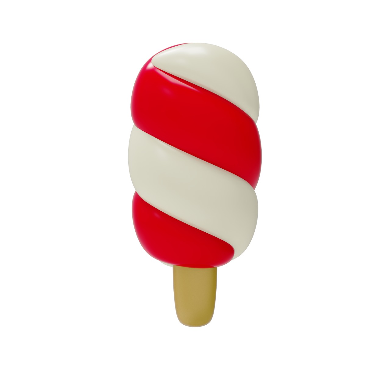 3D Printable Ice cream print model rubber FD0007 3D print model_1