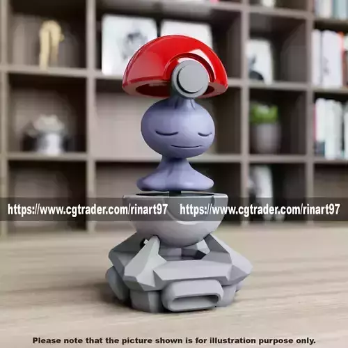 Shuppet in the Pokeball from pokemon