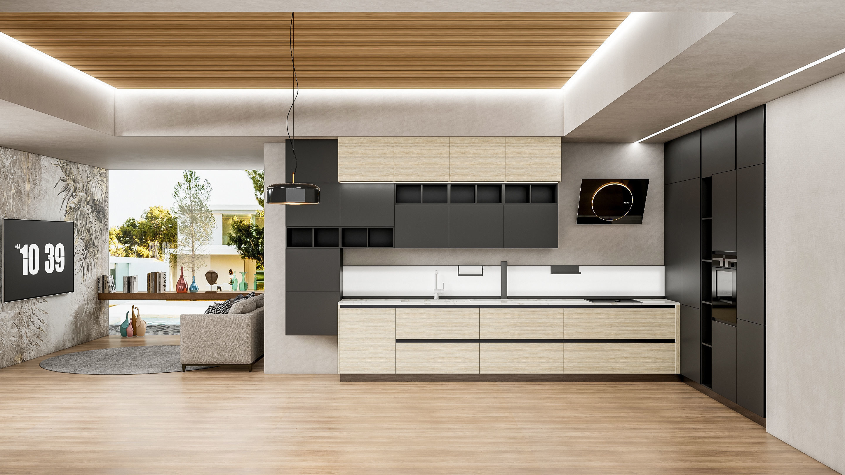 Kitchen fully parametric Resizable manufacturable 0070 3D model_13