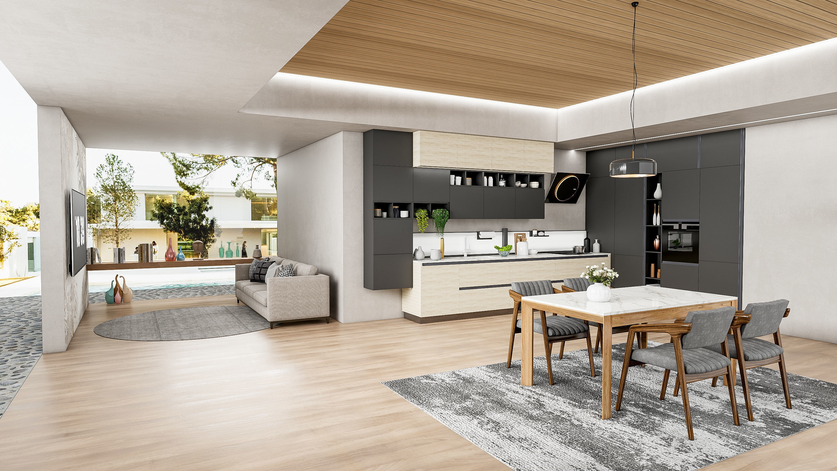 Kitchen fully parametric Resizable manufacturable 0070 3D model_15