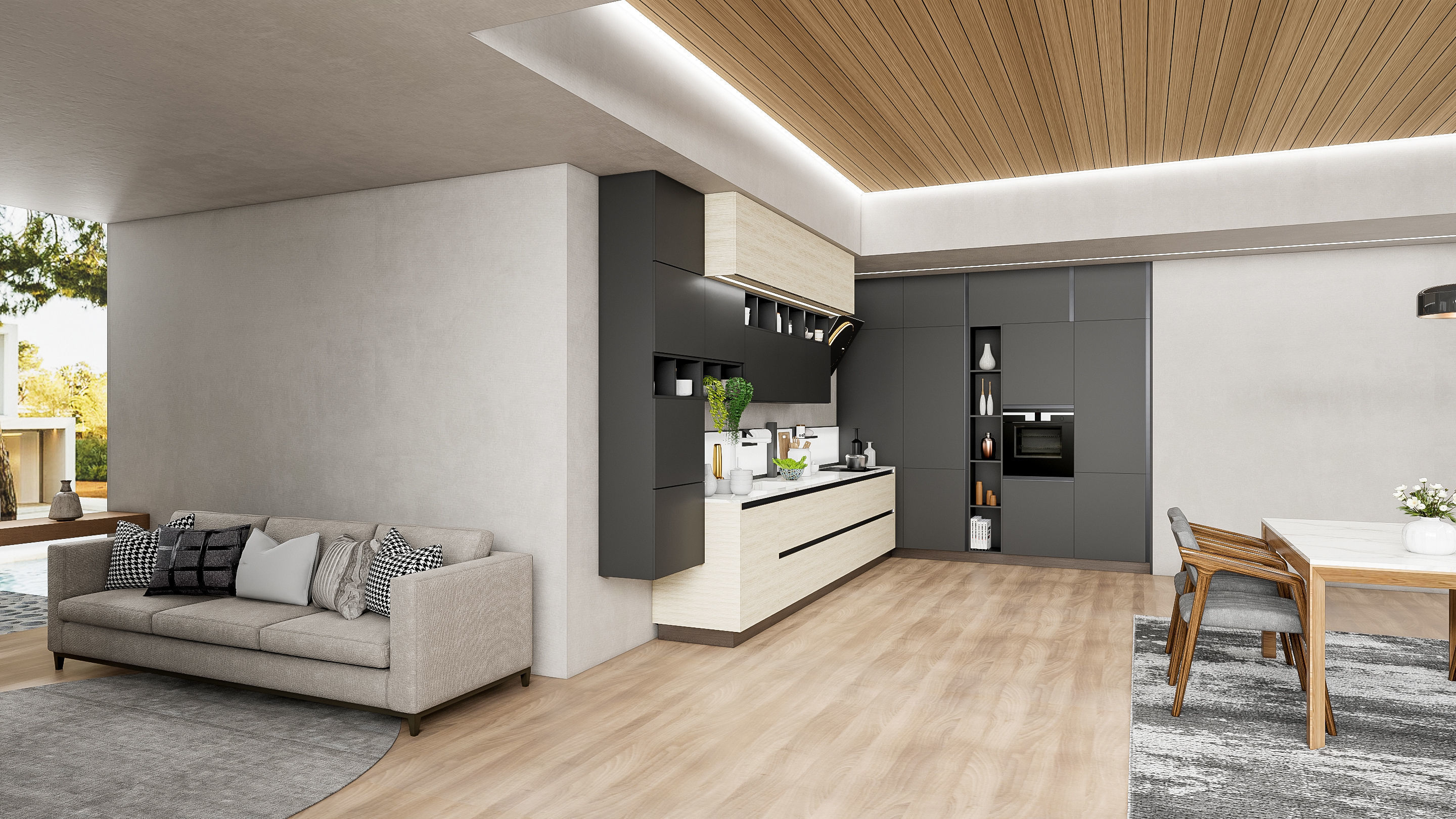 Kitchen fully parametric Resizable manufacturable 0070 3D model_17