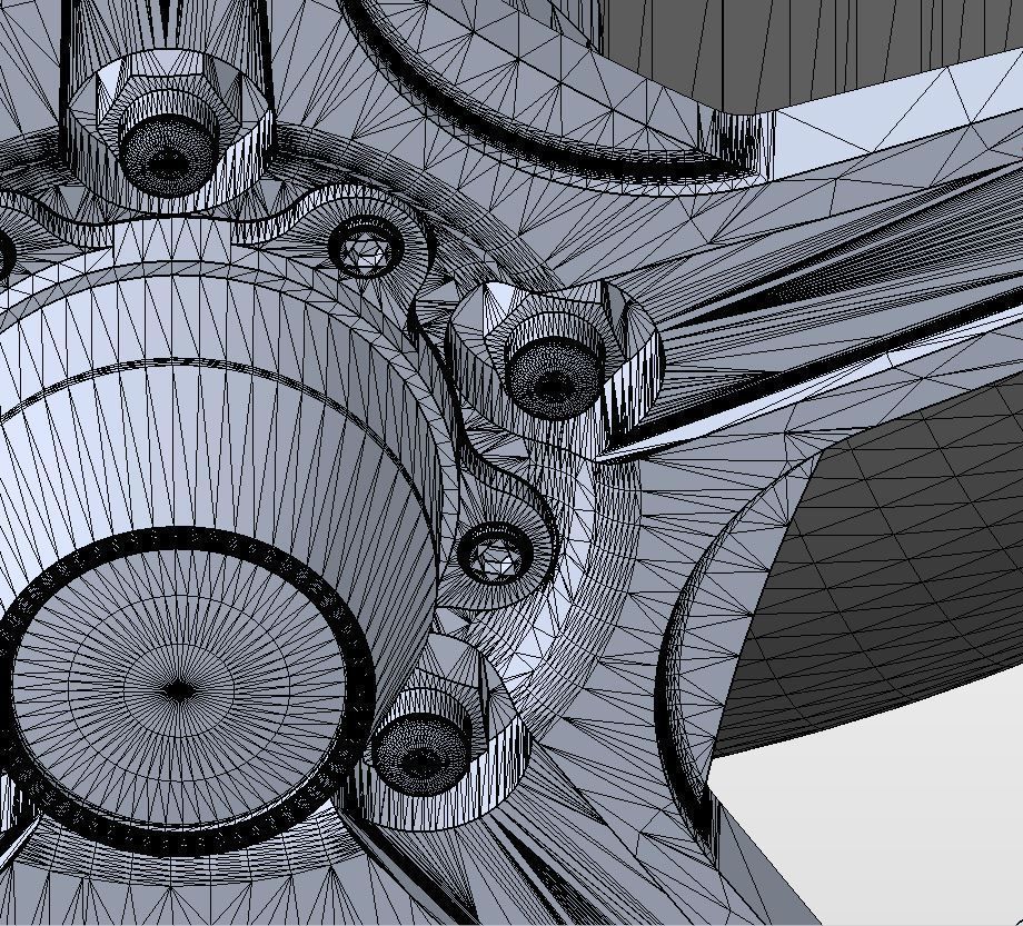 Set of wheels Billet Street Lite for scale model of dragster 3D print model_20