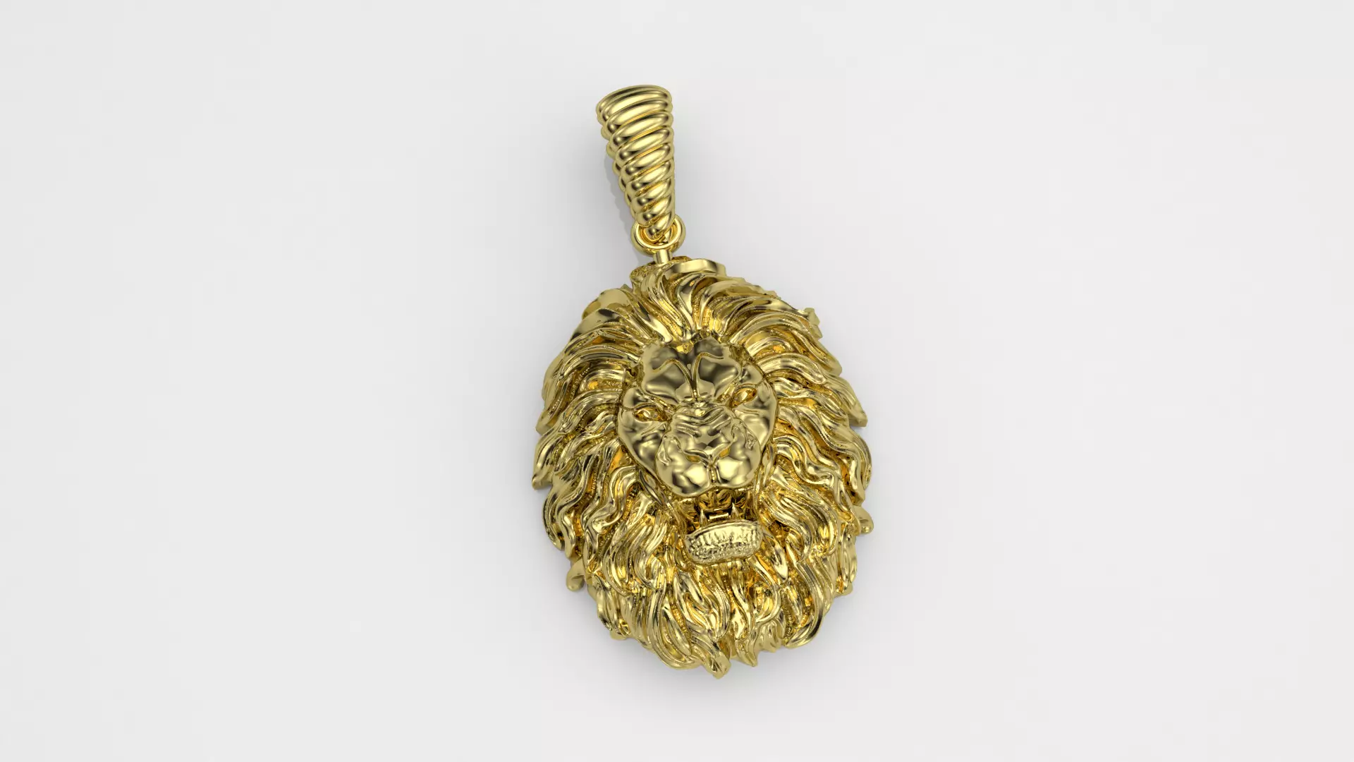 Lion Necklace Free 3D print model
