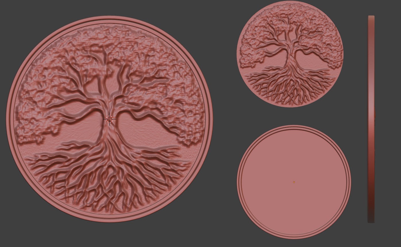Tree of printable 3D model  3D print model_1