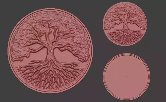 Tree of printable 3D model 